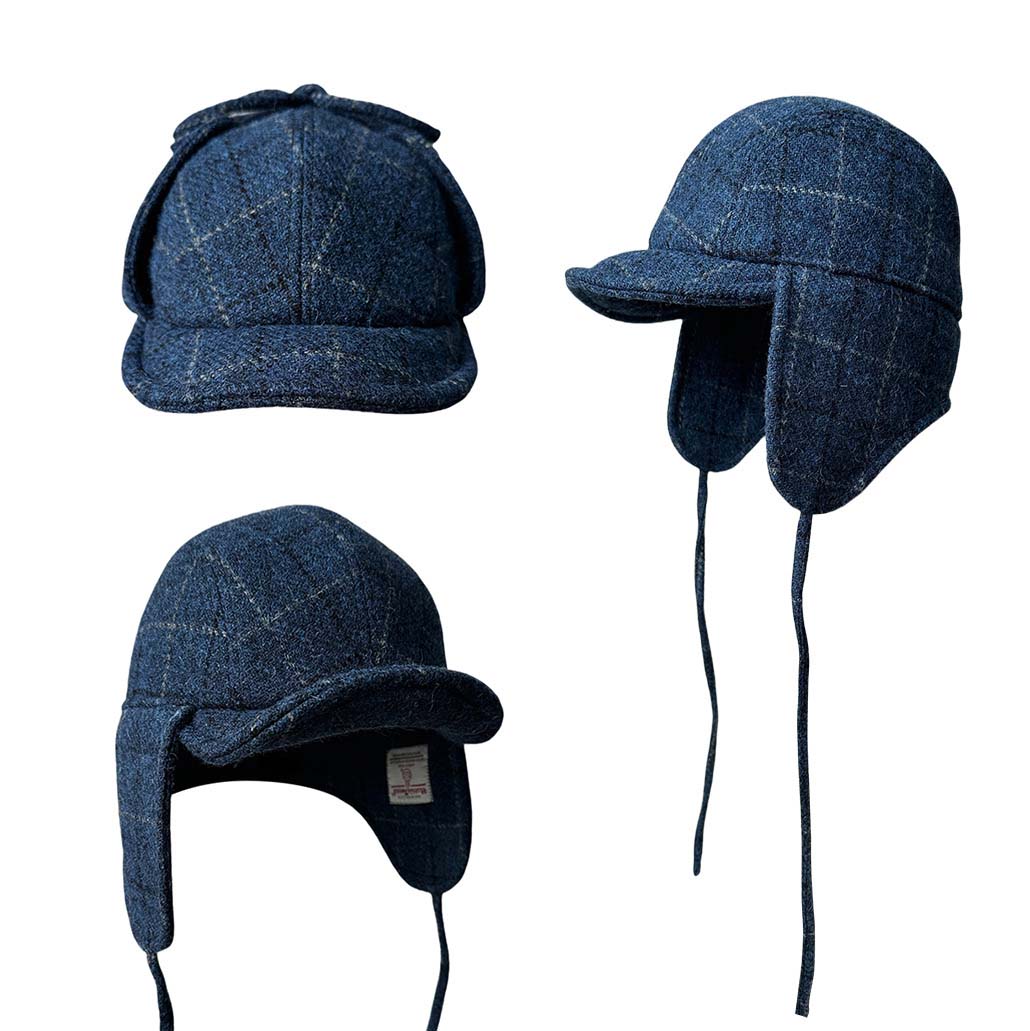 Men Women Harris Tweed Trapper - Trapper Hat Ear Flap 评论和价格