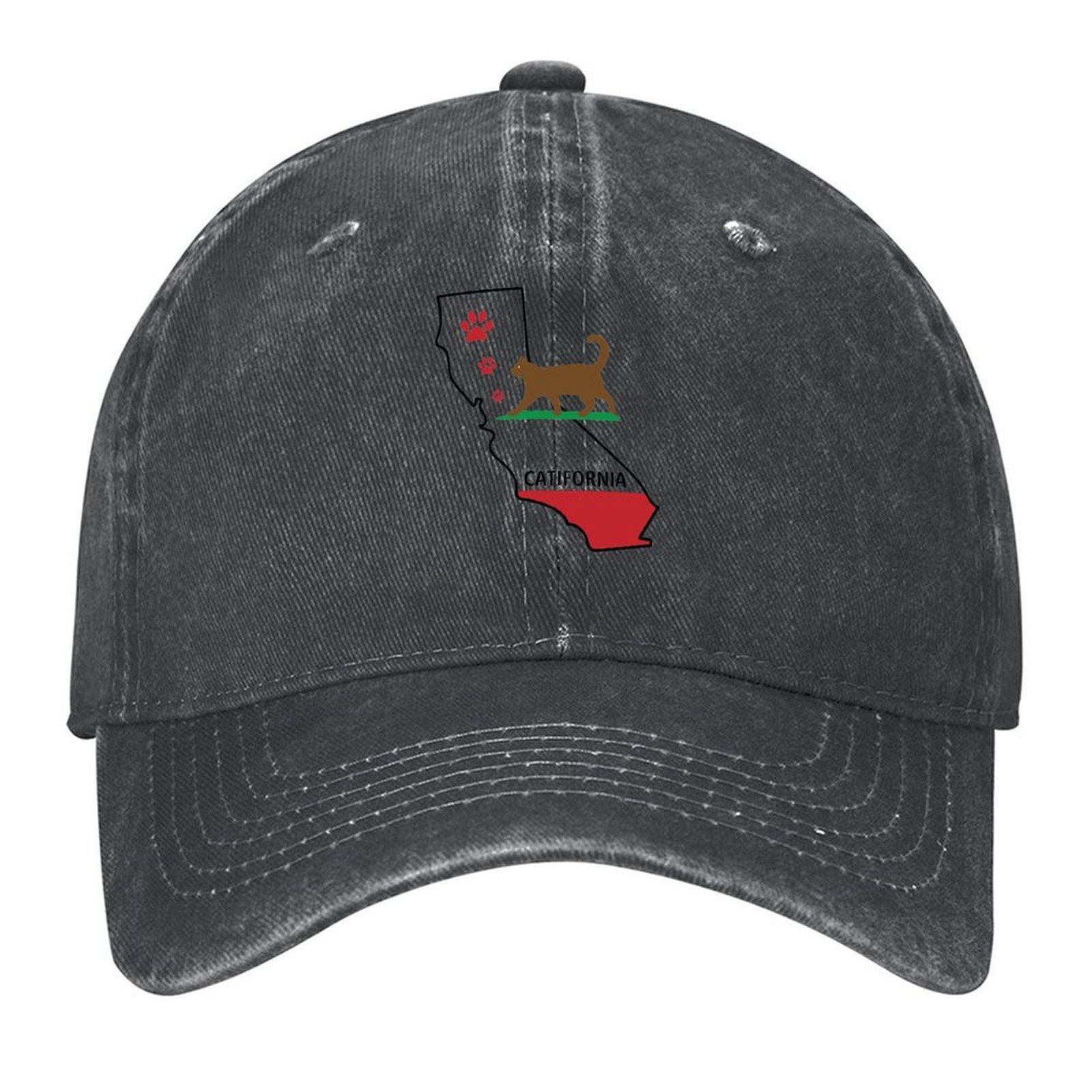 California Catifornia State Ma - Golf Cap Dad 评论和价格