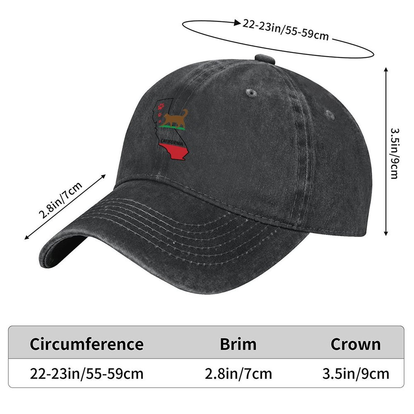 California Catifornia State Ma - Golf Cap Dad 评论和价格