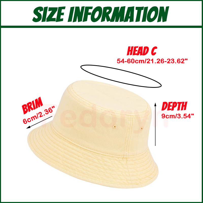 Fedoryn Customized Fishermen's - Bucket Hat Cotton 评论和价格