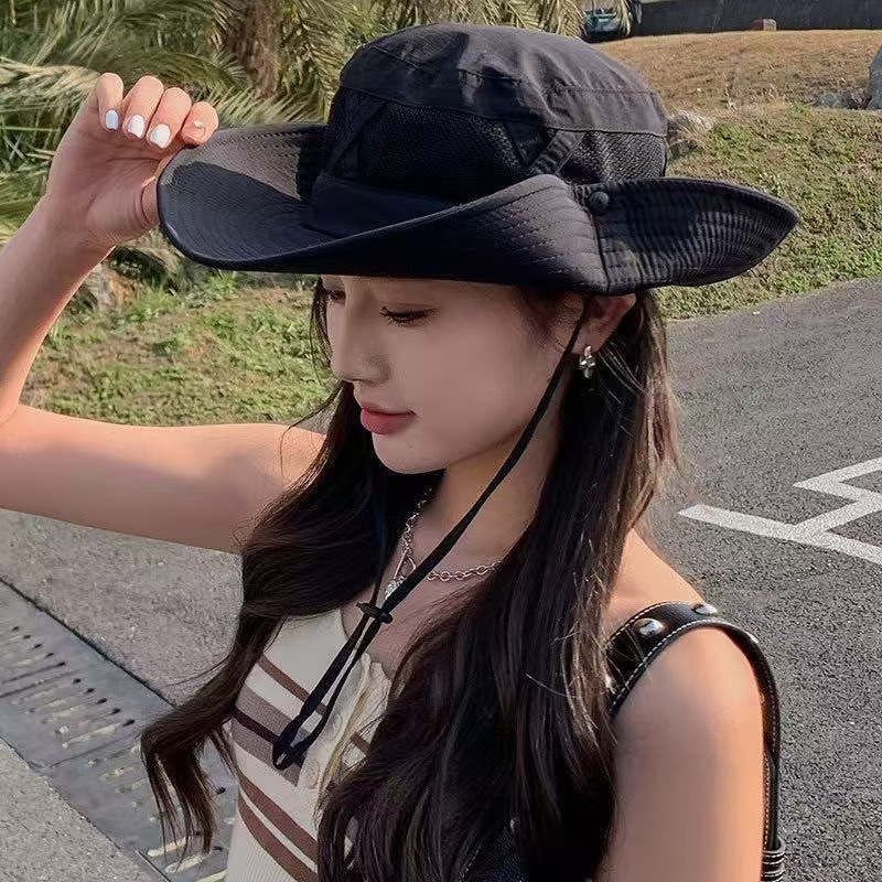 1pcs Summer Men Bucket Hat Out - Bucket Hat Cotton 评论和价格