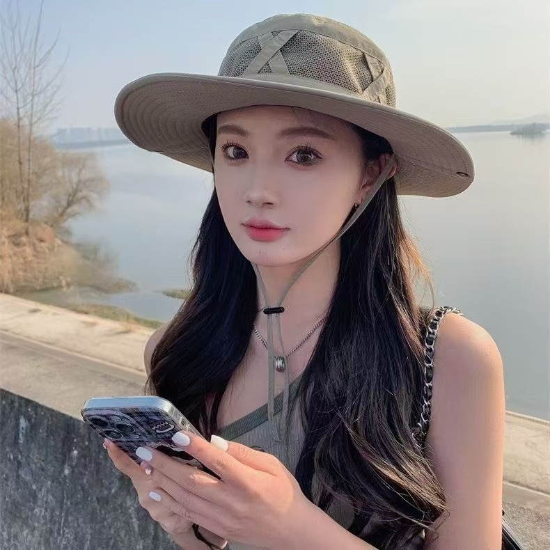 1pcs Summer Men Bucket Hat Out - Bucket Hat Cotton 评论和价格