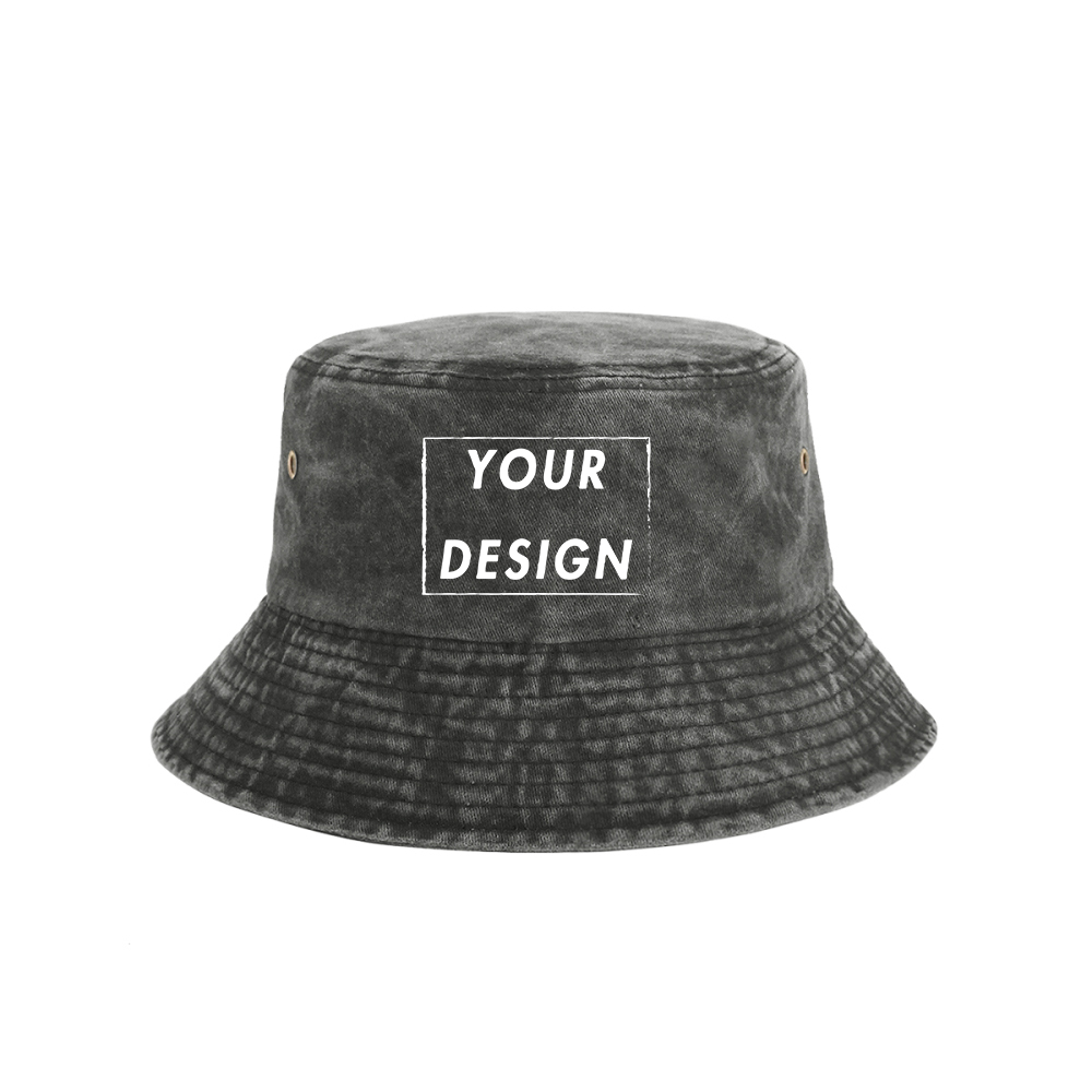 Custom Washed Vintage Bucket H - Bucket Hat Cotton 评论和价格